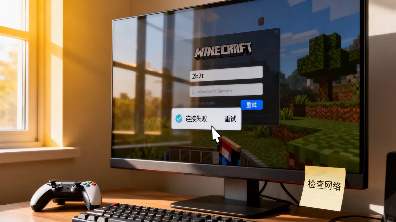 我的世界怎么登录2b2t服务器,进不去怎么办? 我的世界怎么登录2b2t服务器,进不去怎么办?