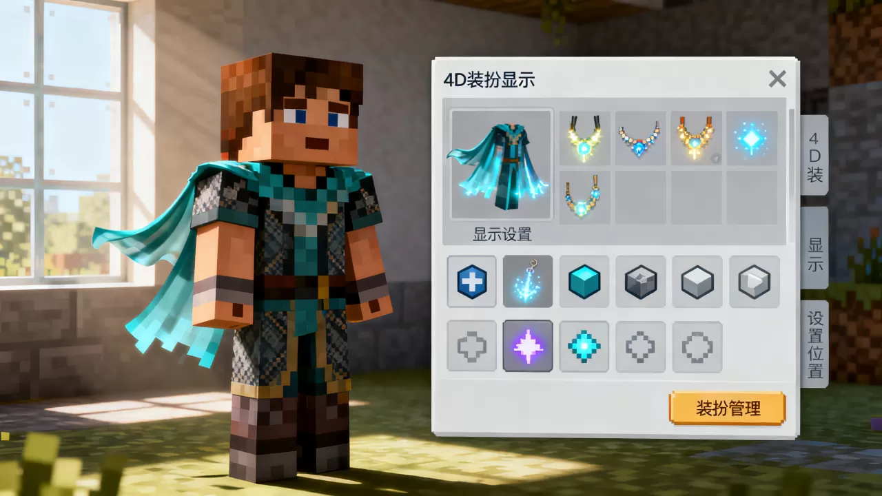 我的世界ec服务器4D装扮怎么显示,在哪里设置? 我的世界ec服务器4D装扮怎么显示,在哪里设置?