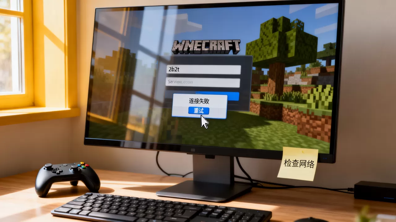 我的世界怎么登录2b2t服务器,进不去怎么办? 我的世界怎么登录2b2t服务器,进不去怎么办?