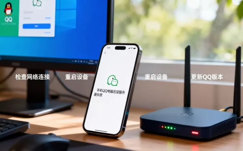 手机QQ电脑连接服务器失败怎么回事，怎么解决？