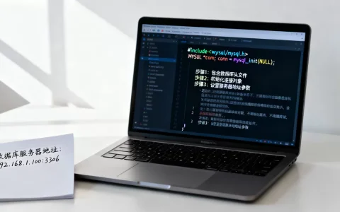 在C语言中怎么连接数据库服务器地址？，操作步骤有哪些？