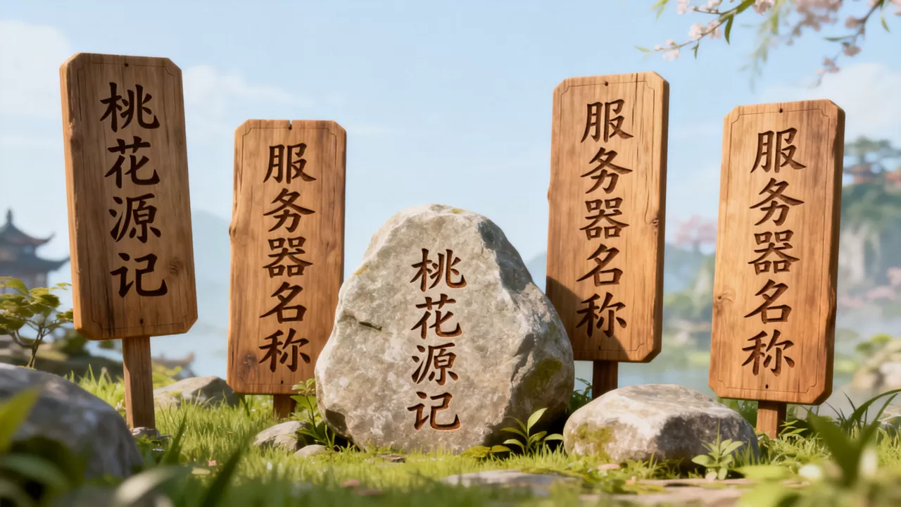 桃花源记分哪些服务器 桃花源记分哪些服务器