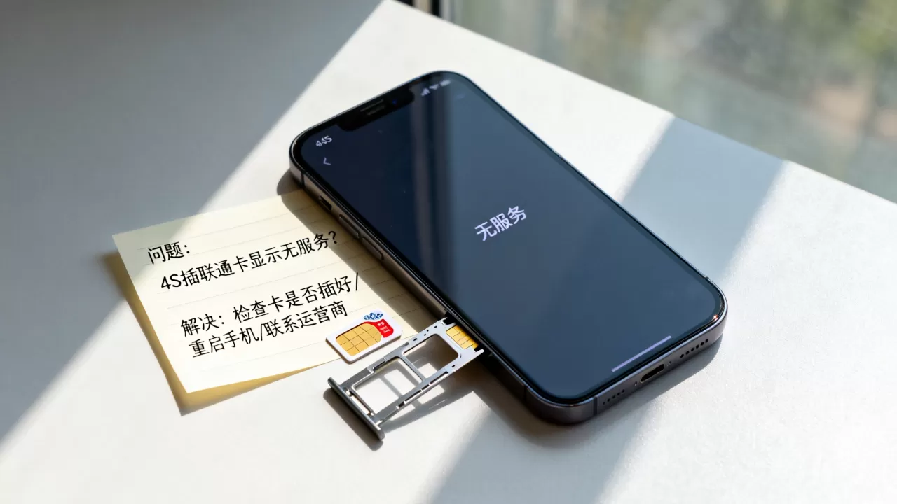 为什么4s按上联通卡显示无服务器?,怎么办? 为什么4s按上联通卡显示无服务器?,怎么办?