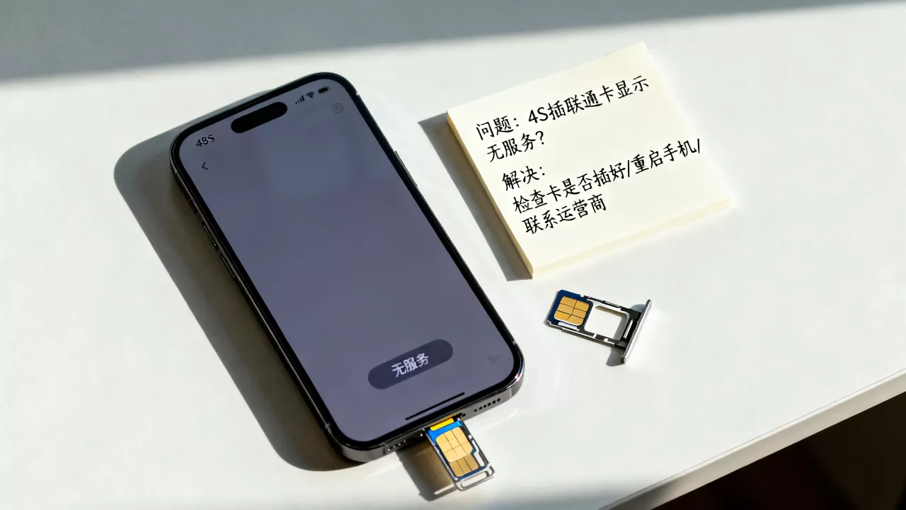 为什么4s按上联通卡显示无服务器?,怎么办? 为什么4s按上联通卡显示无服务器?,怎么办?