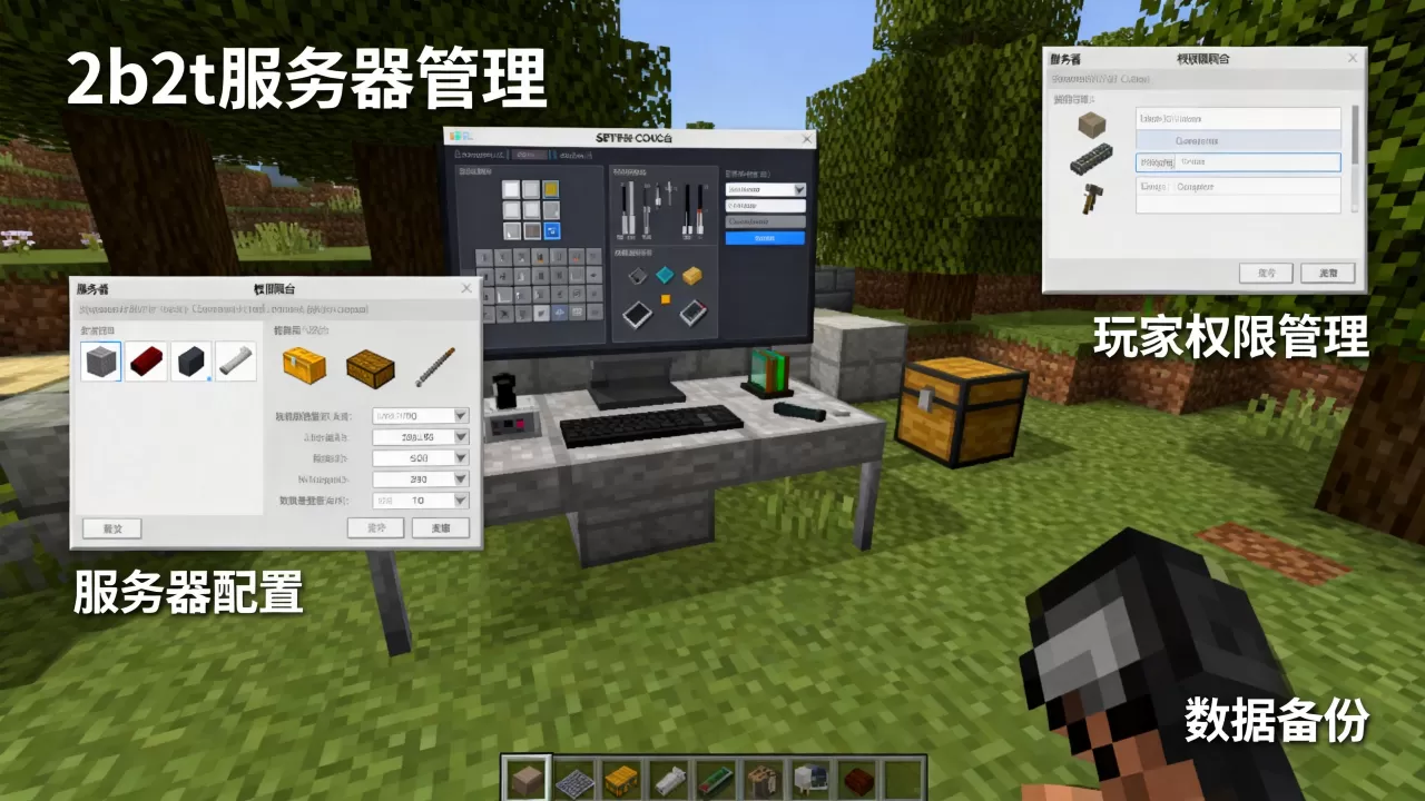 我的世界2b2t服务器怎么管理 我的世界2b2t服务器怎么管理