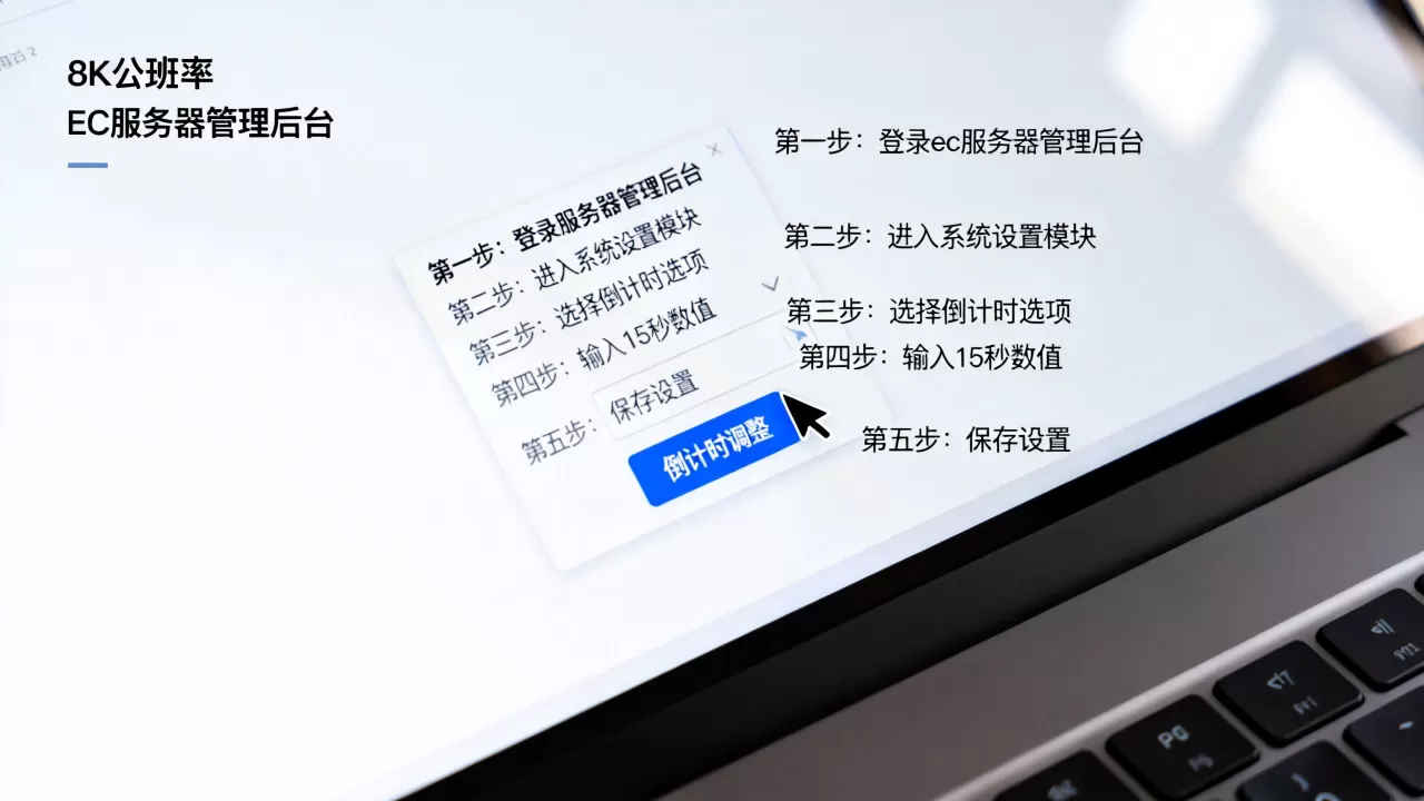 ec服务器怎么把倒计时调成15秒?,有哪些设置步骤? ec服务器怎么把倒计时调成15秒?,有哪些设置步骤?