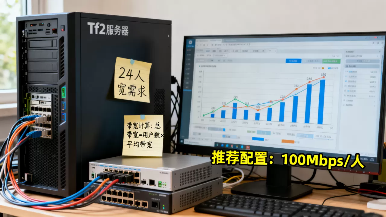 Tf2服务器24人多少带宽够用,带宽怎么算? Tf2服务器24人多少带宽够用,带宽怎么算?