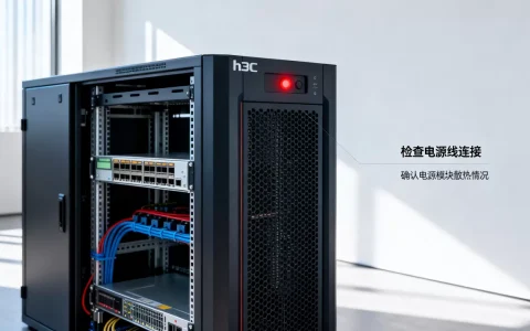 h3c服务器电源亮红灯是什么原因，怎么解决？