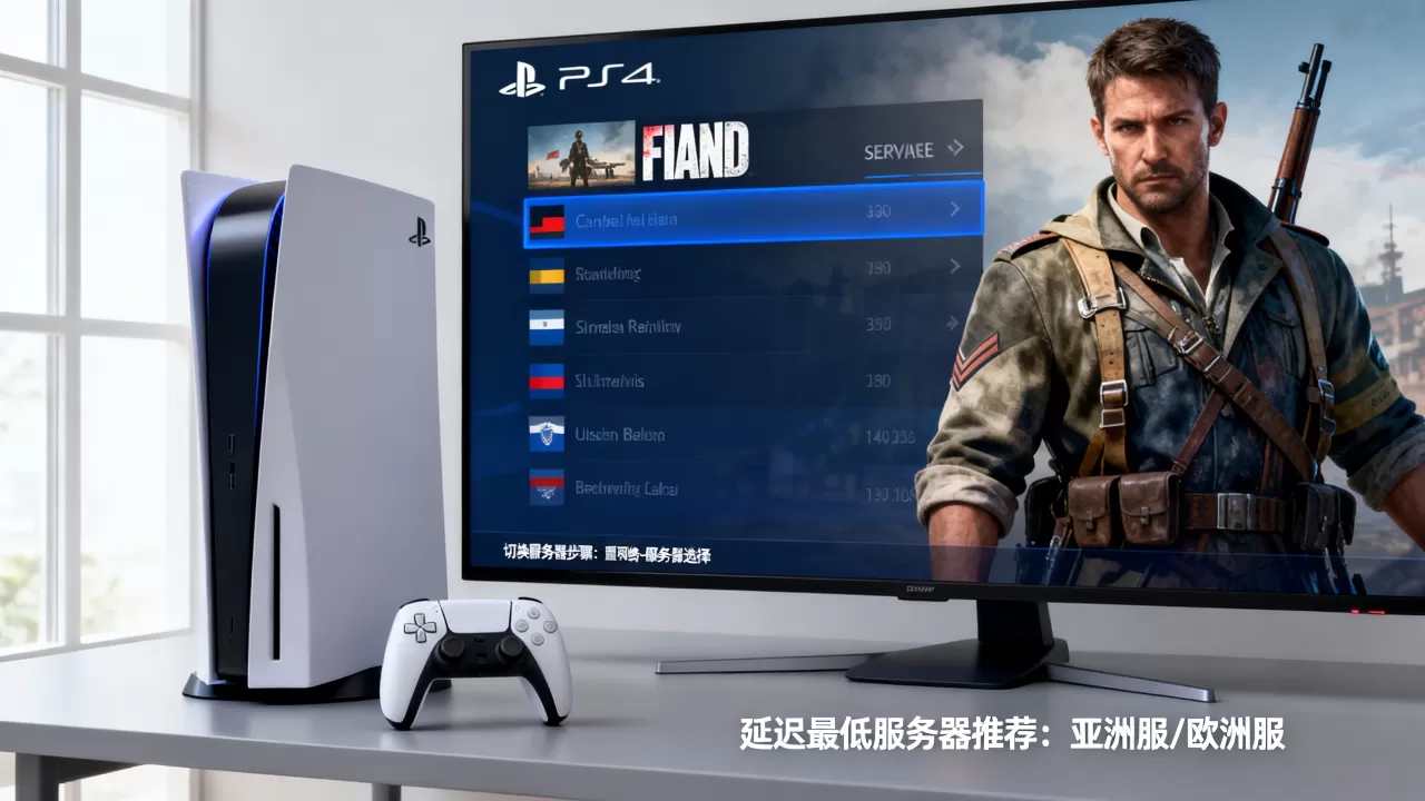PS5战地一怎么切换服务器,哪个服延迟最低 PS5战地一怎么切换服务器,哪个服延迟最低
