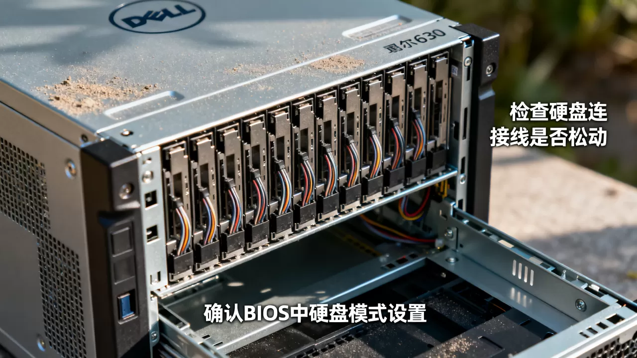 戴尔服务器r630找不到硬盘怎么办 戴尔服务器r630找不到硬盘怎么办