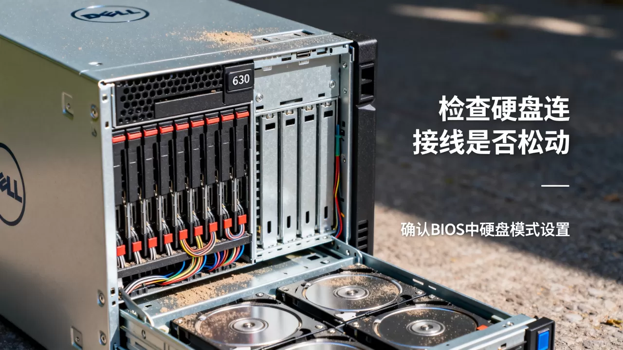 戴尔服务器r630找不到硬盘怎么办 戴尔服务器r630找不到硬盘怎么办