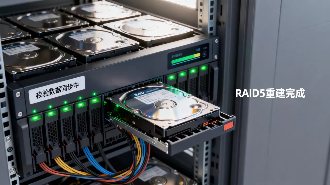 服务器硬盘更换如何确定raid5成功,raid5重建注意啥? 服务器硬盘更换如何确定raid5成功,raid5重建注意啥?