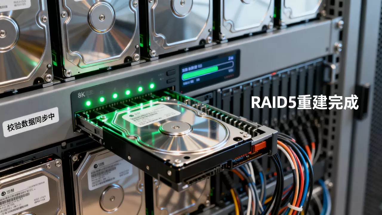 服务器硬盘更换如何确定raid5成功,raid5重建注意啥? 服务器硬盘更换如何确定raid5成功,raid5重建注意啥?