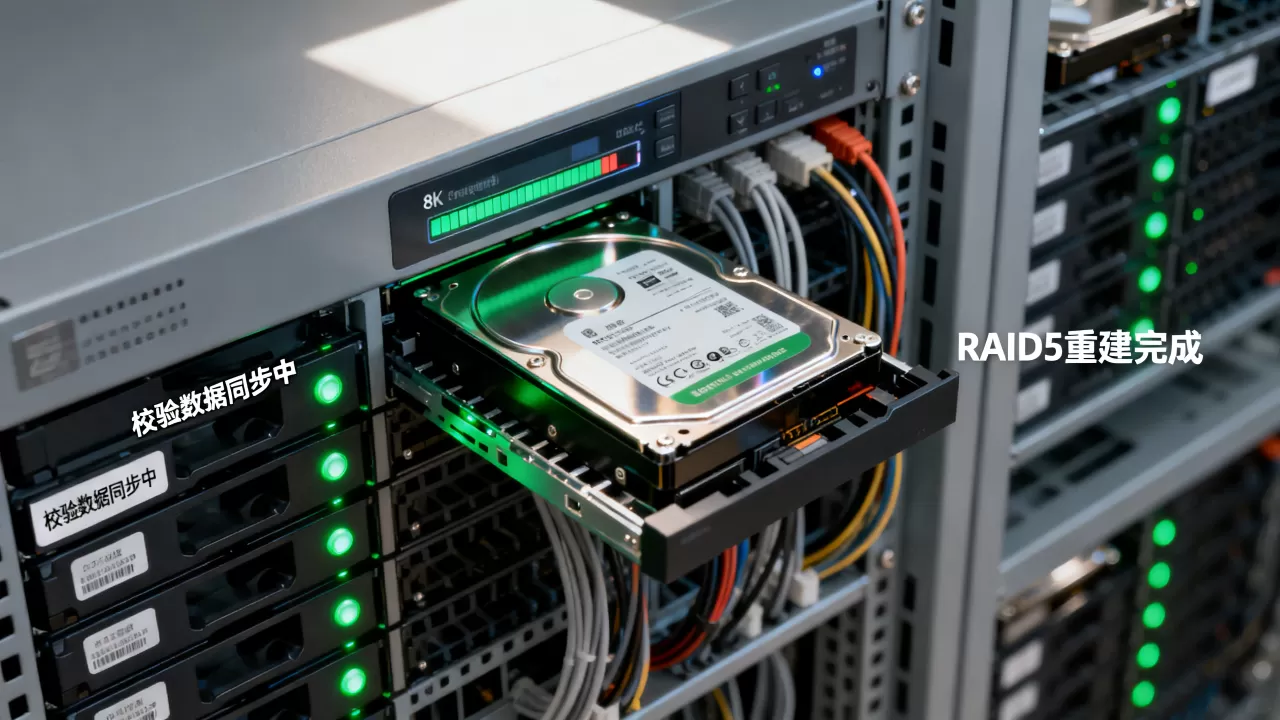 服务器硬盘更换如何确定raid5成功,raid5重建注意啥? 服务器硬盘更换如何确定raid5成功,raid5重建注意啥?