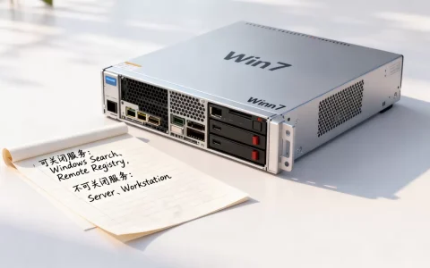 Win7服务器哪些服务可以关闭，哪些服务不能关闭