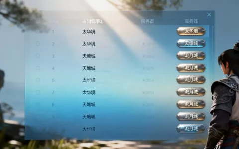 古剑奇谭ol有几个服务器，哪个区服最火爆？