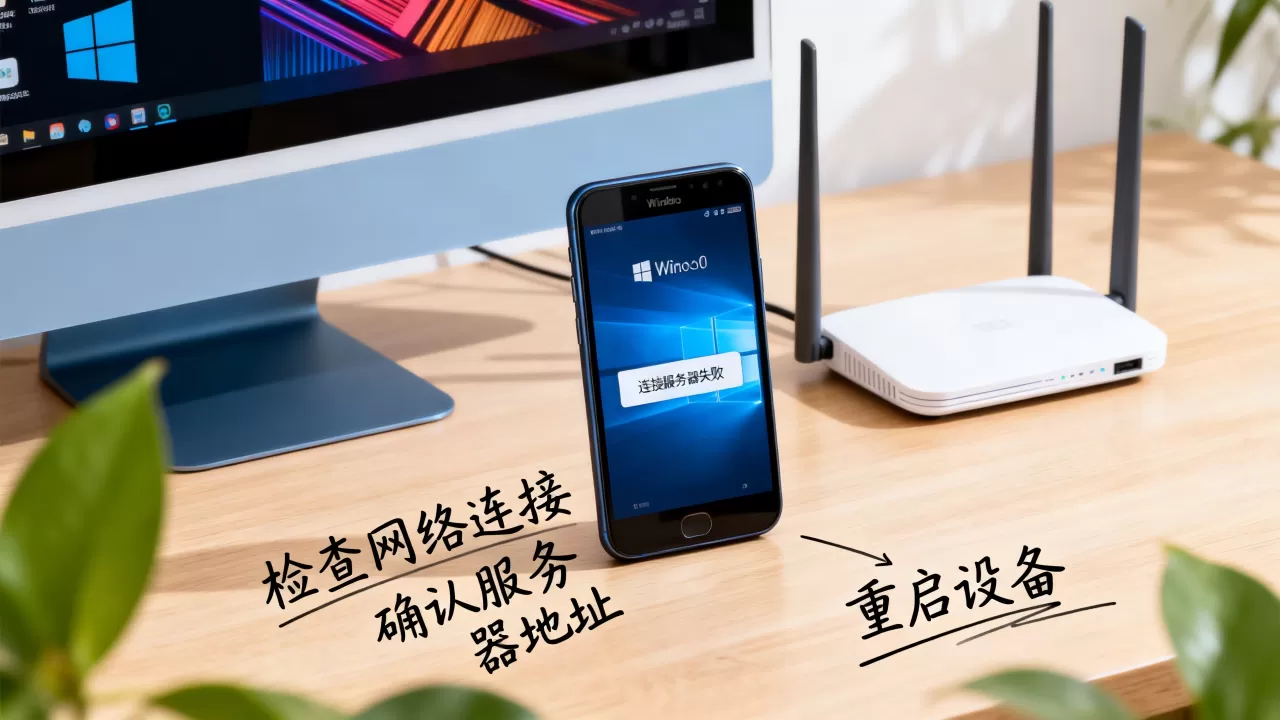 软件Win10手机连接服务器失败怎么解决,是什么原因导致的 软件Win10手机连接服务器失败怎么解决,是什么原因导致的