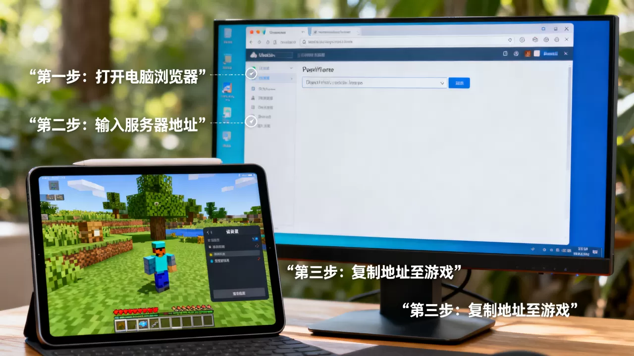iPad怎么在电脑上下载我的世界服务器地址,怎么操作 iPad怎么在电脑上下载我的世界服务器地址,怎么操作