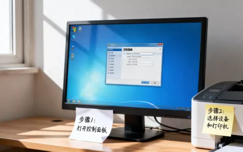 w7打印机服务器属性怎么打开