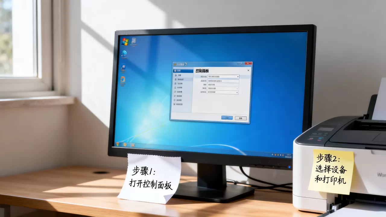 w7打印机服务器属性怎么打开 w7打印机服务器属性怎么打开