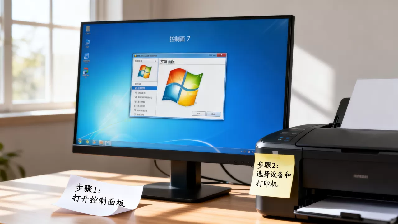 w7打印机服务器属性怎么打开 w7打印机服务器属性怎么打开
