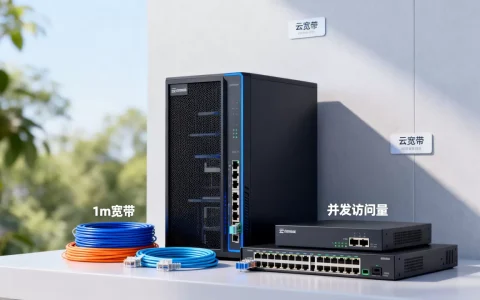 简米云服务器1m宽带够用吗，能带多少人访问？