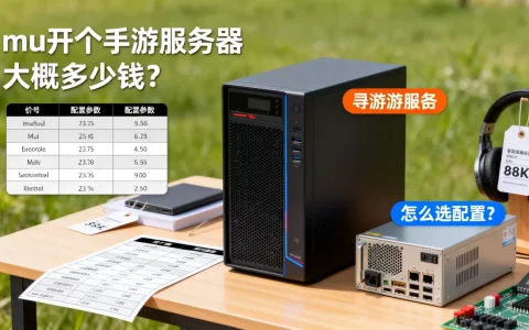 mu开个手游服务器大概多少钱？，怎么选配置？