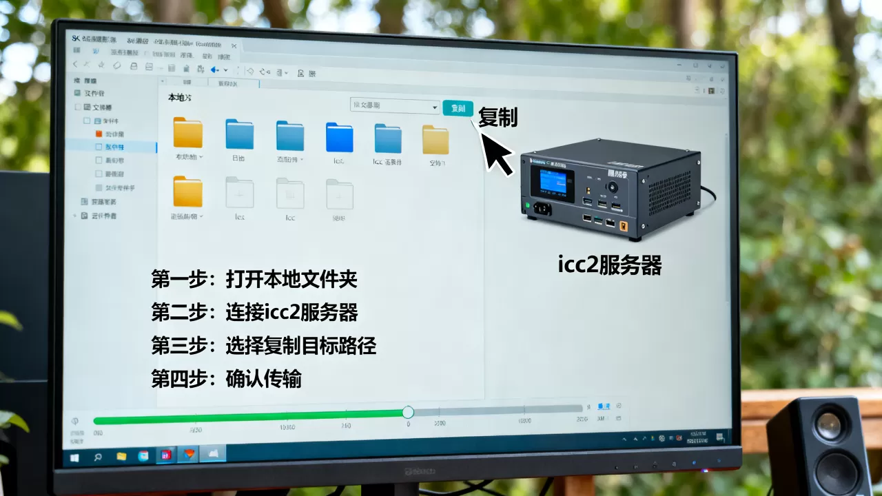 如何从本地复制文件夹到icc2服务器,具体步骤是什么? 如何从本地复制文件夹到icc2服务器,具体步骤是什么?