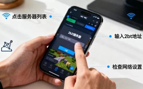 手机玩mc怎么才能进2b2t服务器，进不去怎么办？