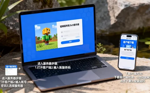 如何进入蜜蜂版网易2b2t服务器？，怎么下载客户端