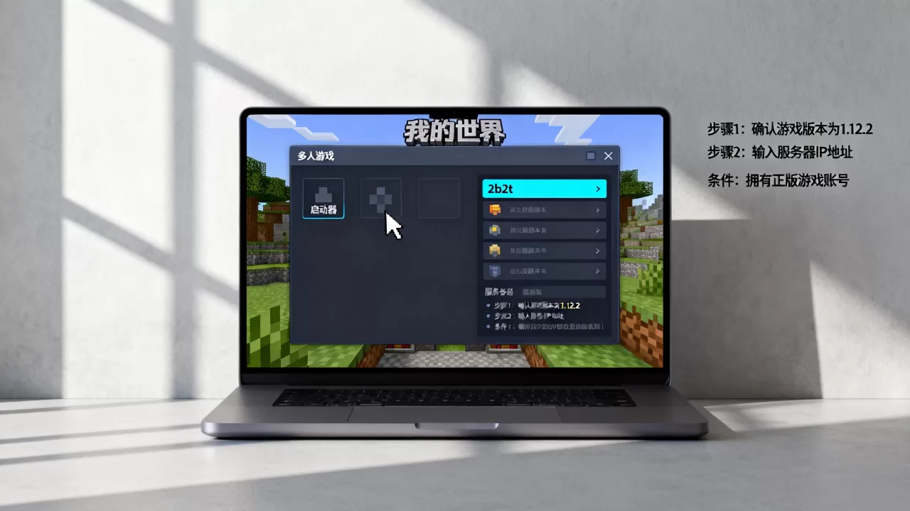 我的世界如何进入2b2t服务器?,需要什么条件? 我的世界如何进入2b2t服务器?,需要什么条件?