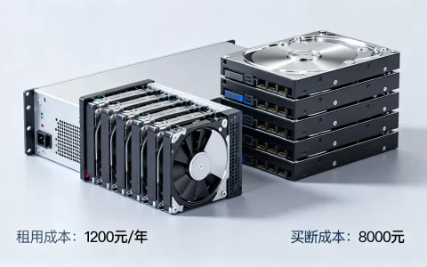 服务器硬盘一年要花多少钱？租用和买断哪个更划算