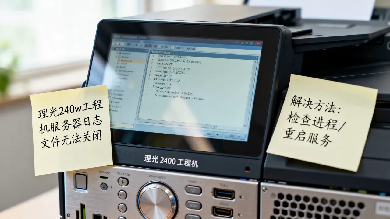 理光240w工程机服务器日志文件为什么关不掉?,怎么解决 理光240w工程机服务器日志文件为什么关不掉?,怎么解决