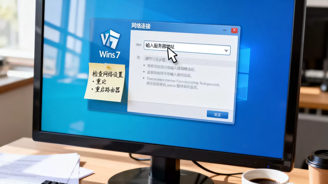 win7怎么登录网络连接服务器?,win7连不上服务器怎么办 win7怎么登录网络连接服务器?,win7连不上服务器怎么办
