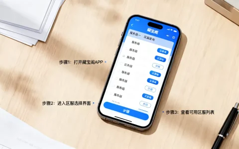 藏宝阁支持哪些服务器，怎么查询可用的区服？