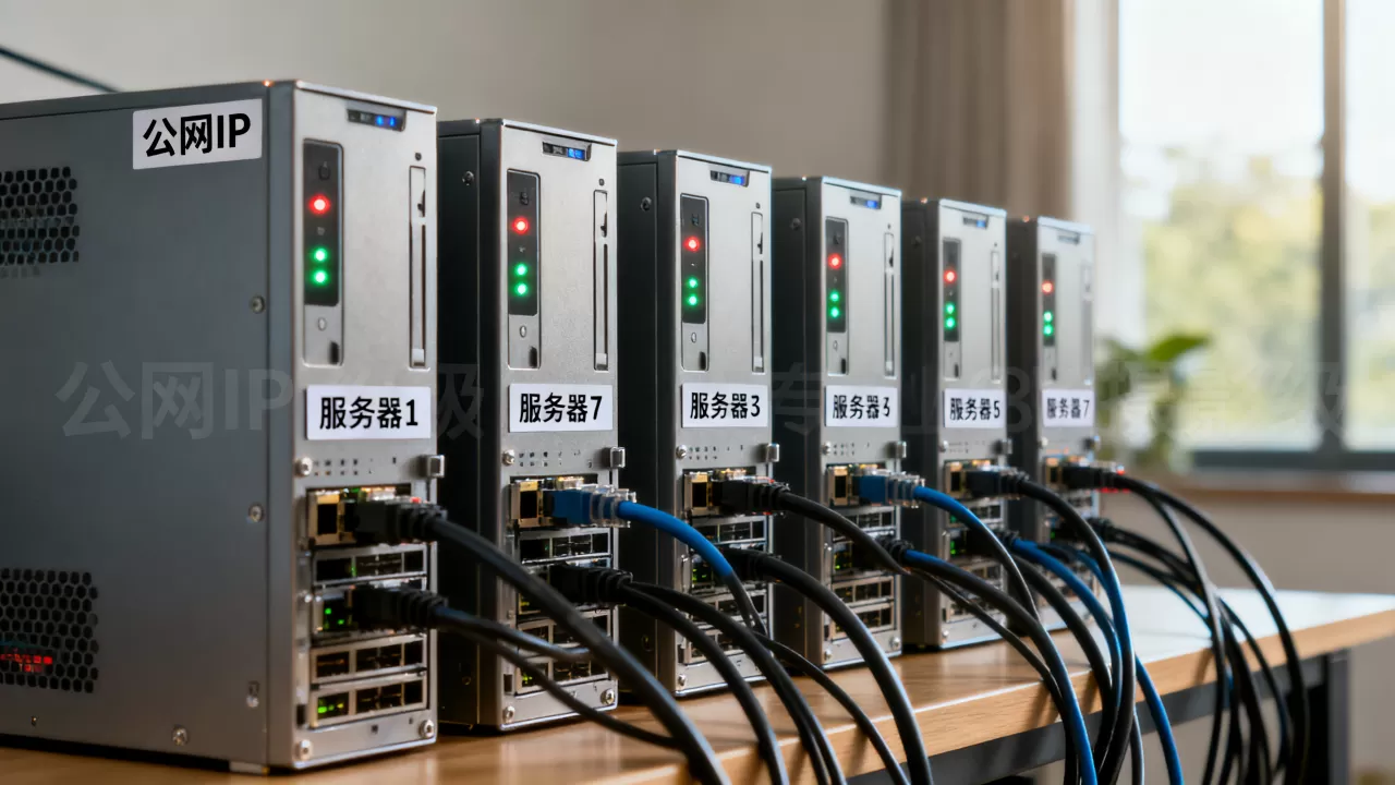 一个公网ip怎么配置七台服务器 一个公网ip怎么配置七台服务器