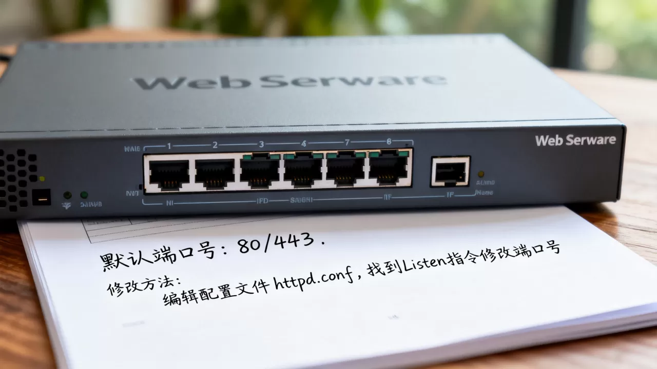 web服务器的默认端口号是多少,修改方法是什么? web服务器的默认端口号是多少,修改方法是什么?