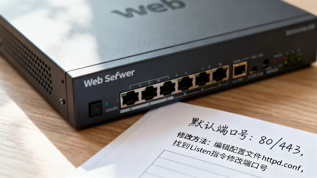 web服务器的默认端口号是多少,修改方法是什么? web服务器的默认端口号是多少,修改方法是什么?
