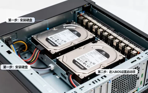 服务器有两个硬盘怎么装Win7，装系统从哪个盘启动？