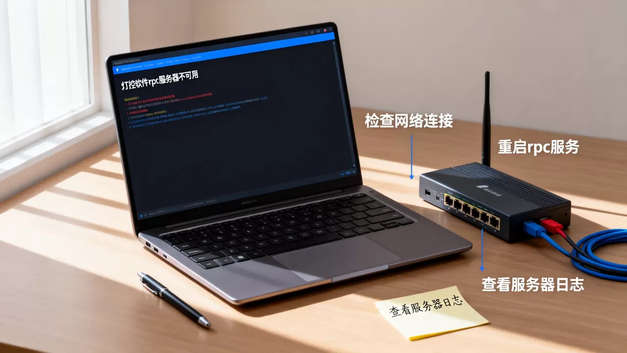 灯控软件rpc服务器不可用怎么办 灯控软件rpc服务器不可用怎么办