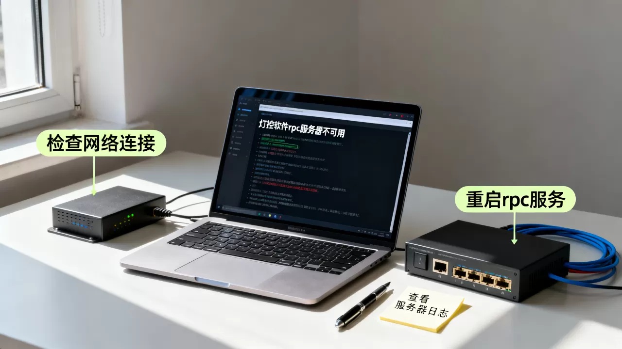 灯控软件rpc服务器不可用怎么办 灯控软件rpc服务器不可用怎么办