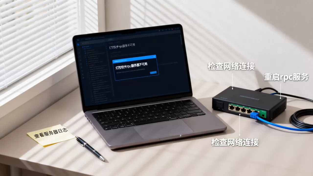 灯控软件rpc服务器不可用怎么办 灯控软件rpc服务器不可用怎么办