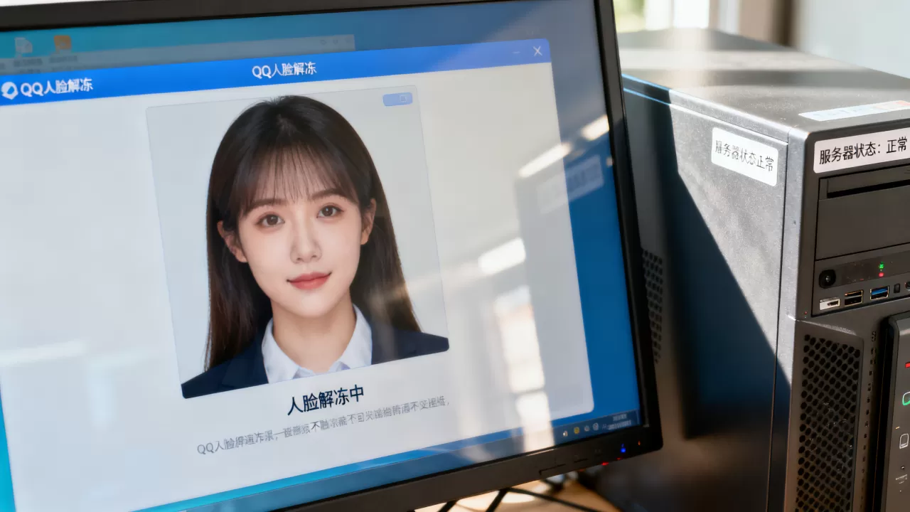 腾讯QQ人脸解冻服务器开小差?,是什么原因 腾讯QQ人脸解冻服务器开小差?,是什么原因