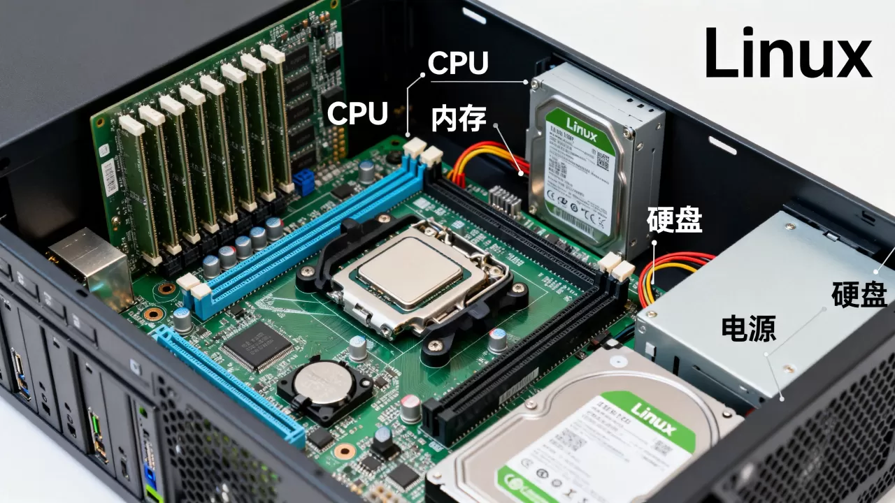 Linux服务器中到底有什么,必备组件有哪些? Linux服务器中到底有什么,必备组件有哪些?