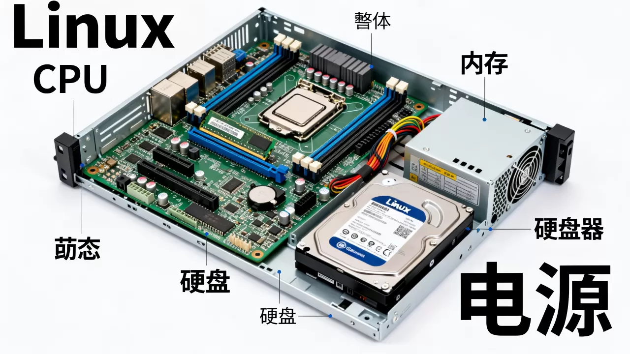 Linux服务器中到底有什么,必备组件有哪些? Linux服务器中到底有什么,必备组件有哪些?