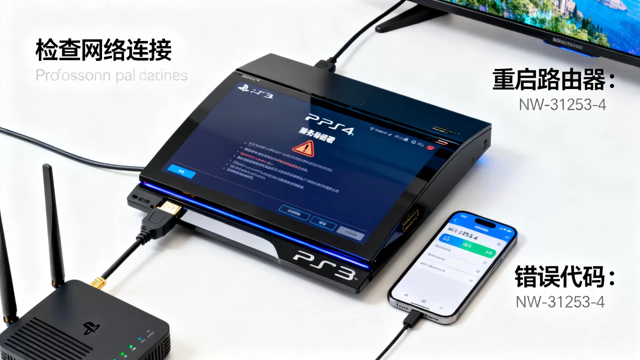 PS3出现服务器错误如何解决,是什么原因导致的? PS3出现服务器错误如何解决,是什么原因导致的?