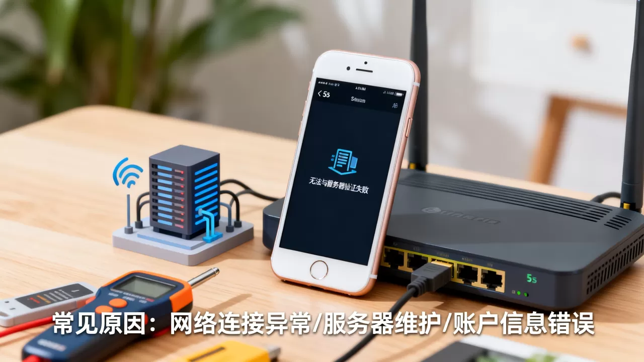 5s无法与服务器验证失败怎么解决?,常见原因有哪些 5s无法与服务器验证失败怎么解决?,常见原因有哪些