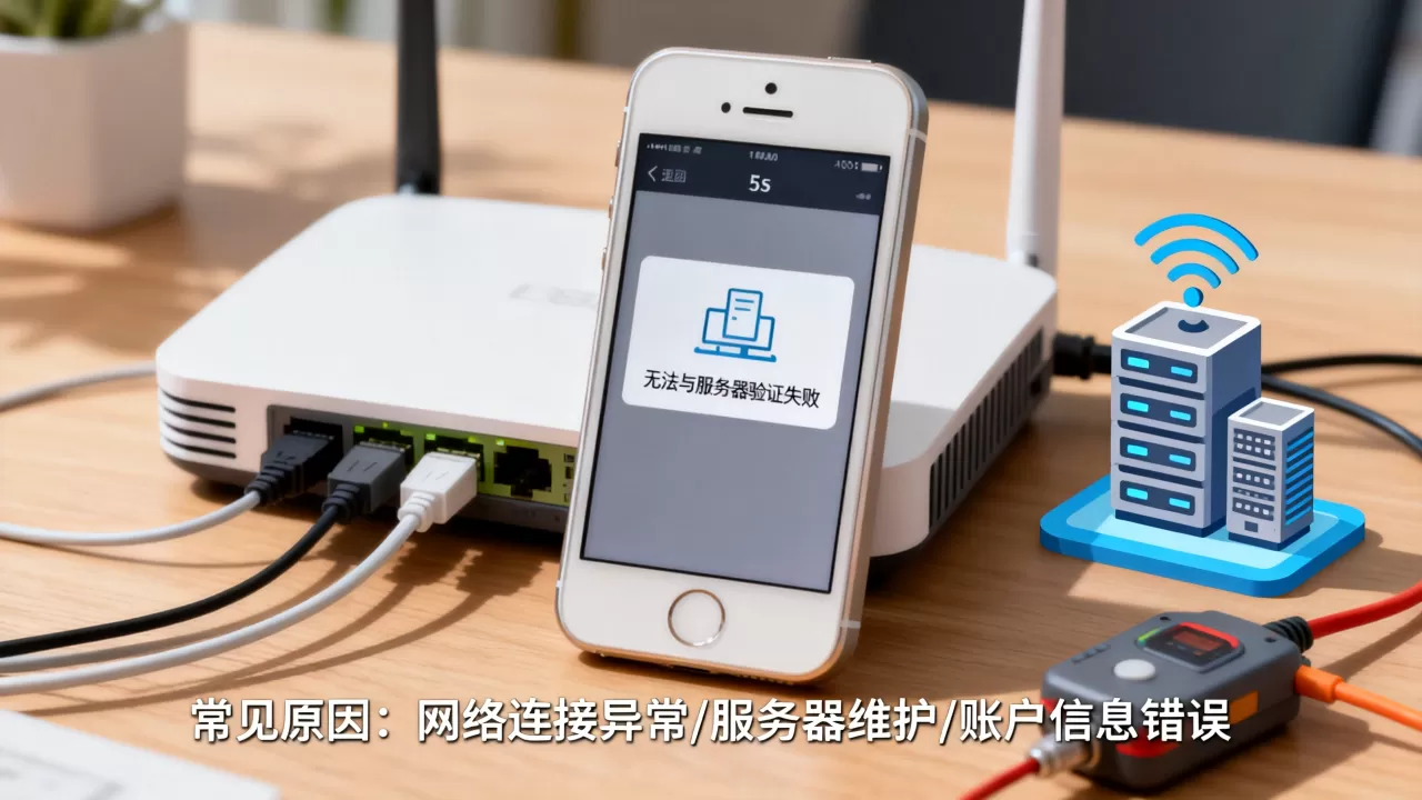 5s无法与服务器验证失败怎么解决?,常见原因有哪些 5s无法与服务器验证失败怎么解决?,常见原因有哪些