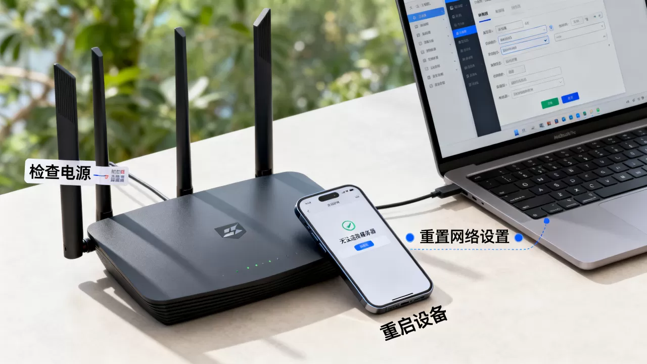 为什么无线网络无法连接到服务器?,怎么解决? 为什么无线网络无法连接到服务器?,怎么解决?