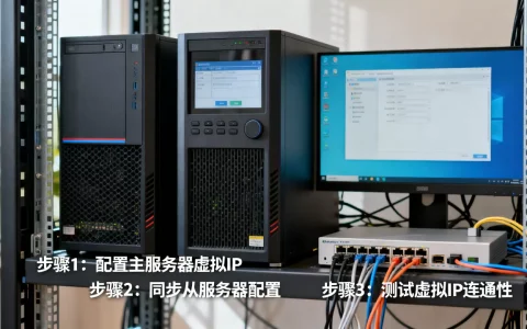 两台服务器怎么设置虚拟一个IP地址，具体步骤是什么？